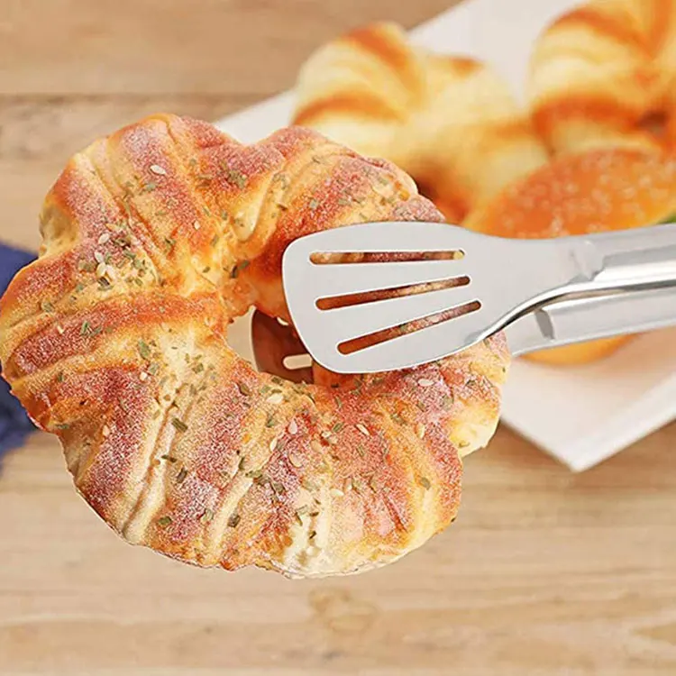 Stainless Steel Serving Kitchen small Tongs Buffet Tongs