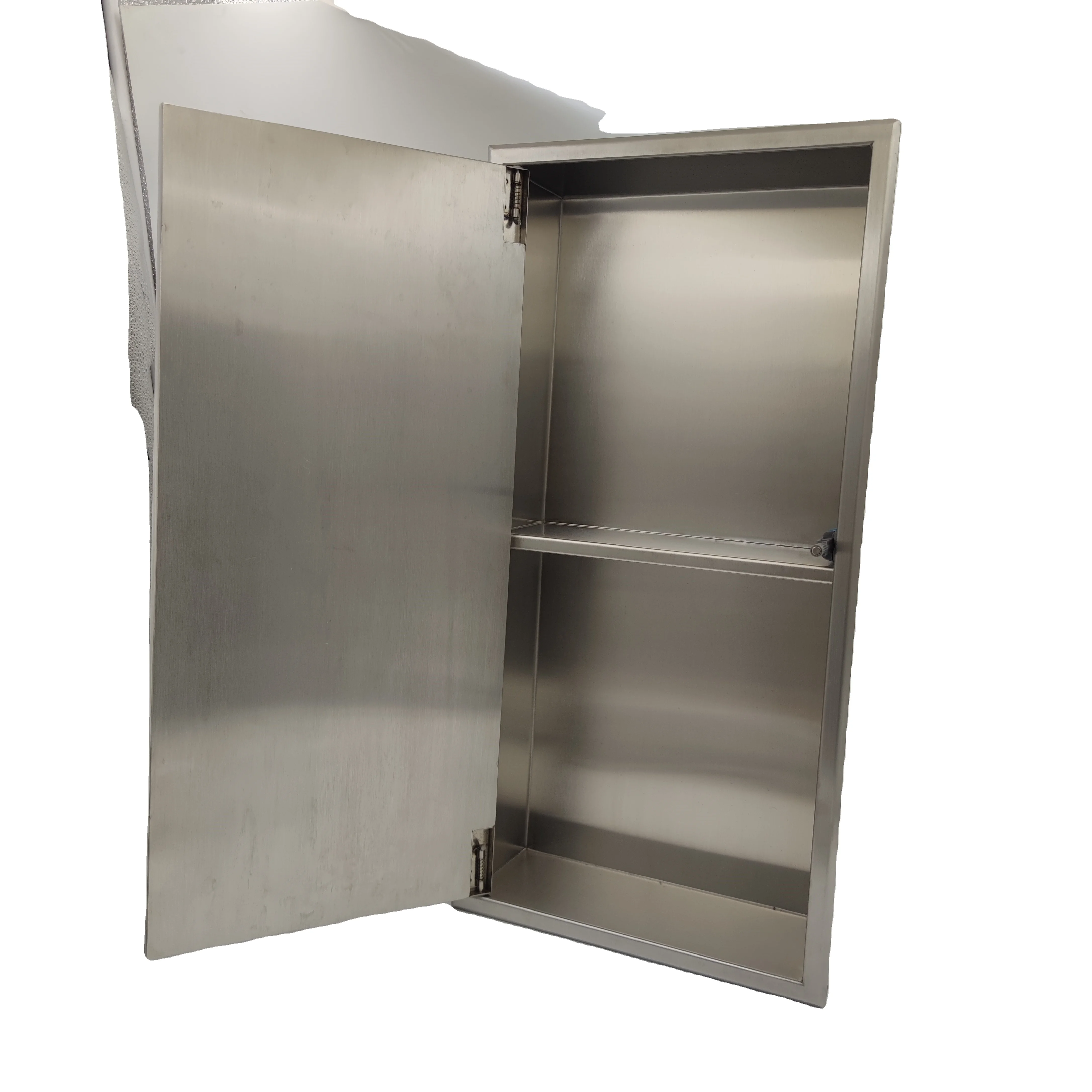 recessed shower niche with hinged door bathroom tall mirrored cabinet products