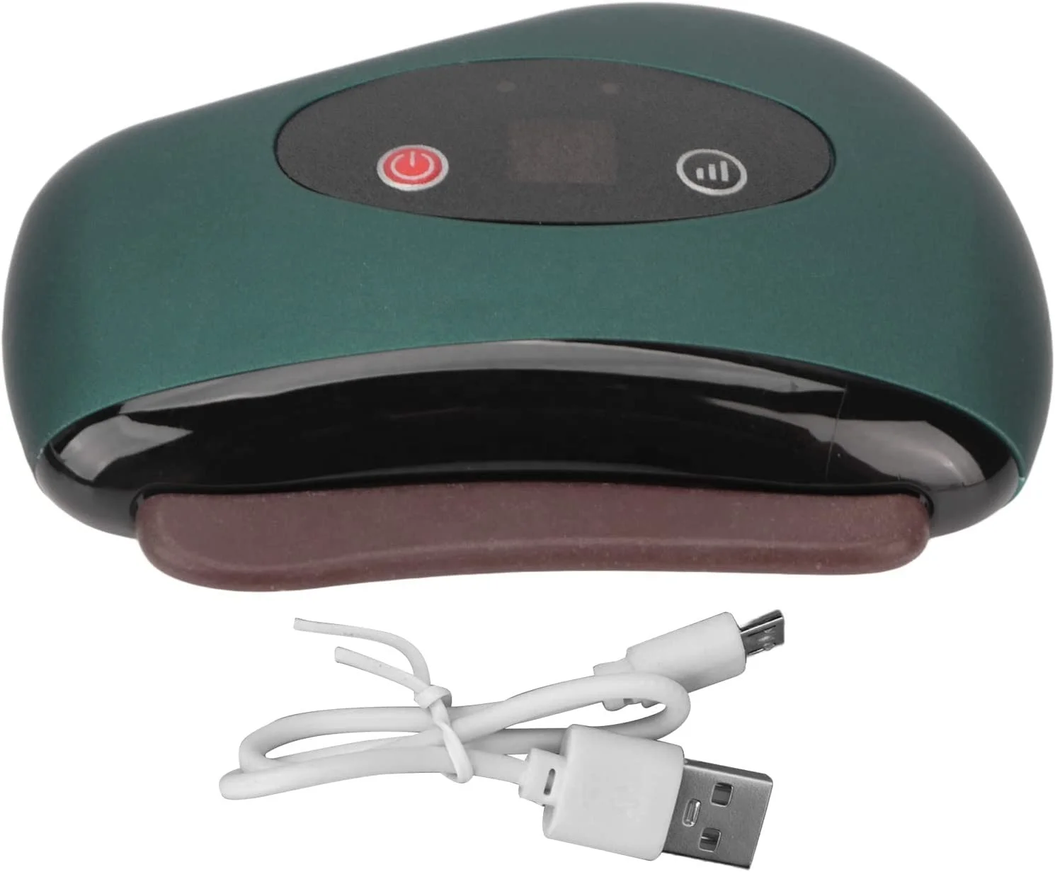 Fat Burning Electric Gua Sha Scraping Face Slimming Massage 12 Levels Gua Sha Massager Stone of Vibration Hot Compress