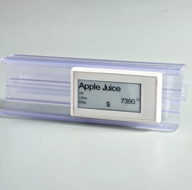 PVC Shelf Electronic Digital Price Tag Labels Holders for Supermarket Plastic shelf label Electronic shelf talker