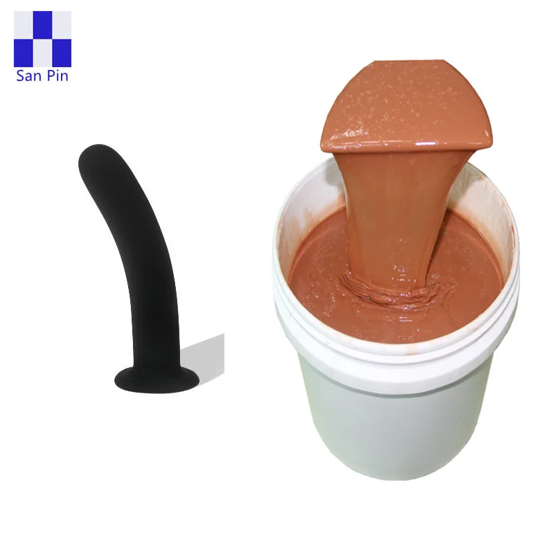 Platinum liquid lifecasting silicone food grade RTV addition cure silicone rubber for addition type silicone to make dildo pen