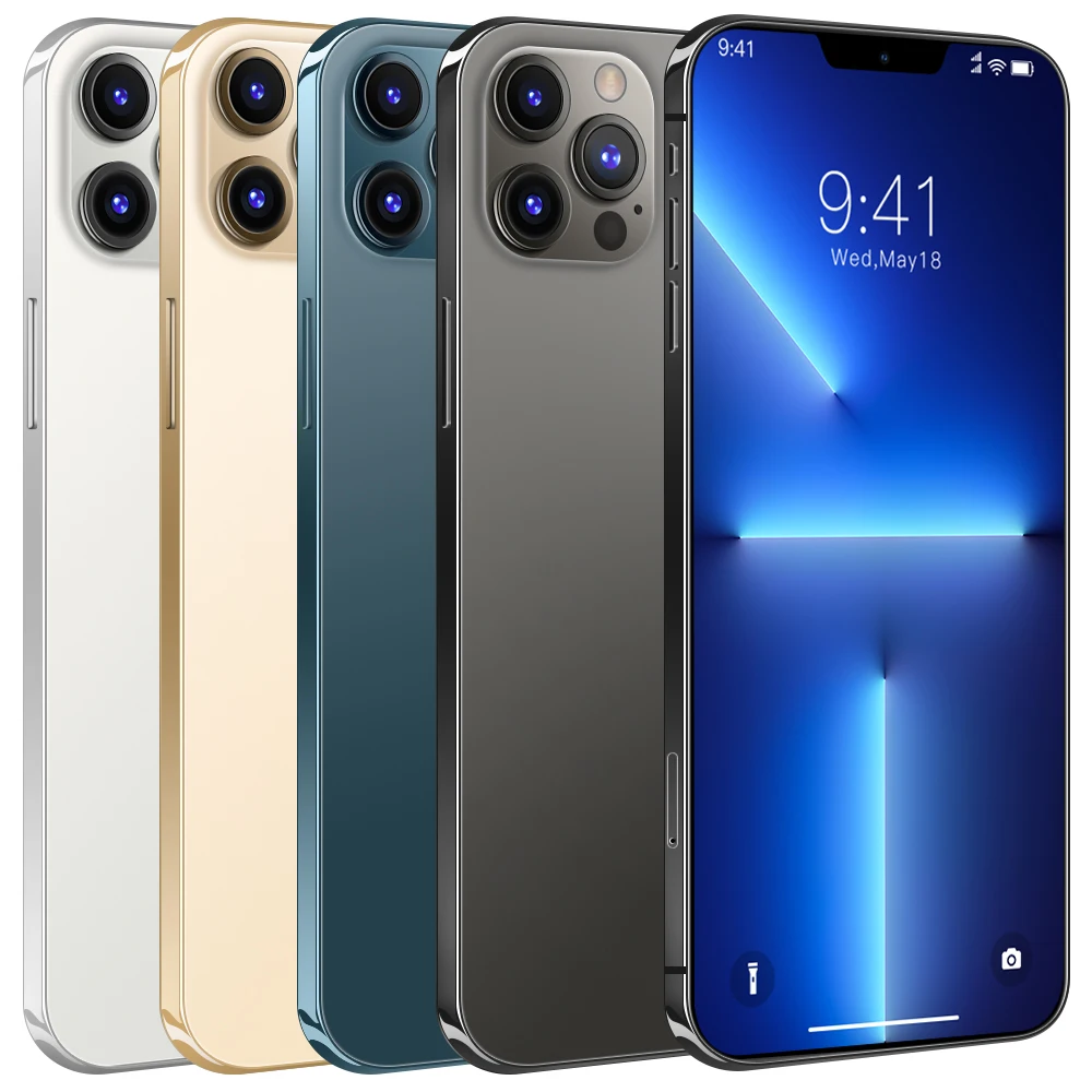 free shipping online shopping buy i 13 phone13 pro max with tv function gaming mobile phone i phone 13 pro max clone