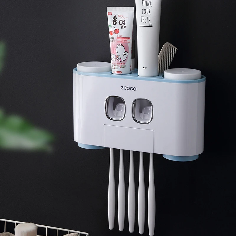Ceramic Make Up shower toothbrush holder suction  Bathroom Accessories Mouthwash Cup with ecoco toothbrush holder
