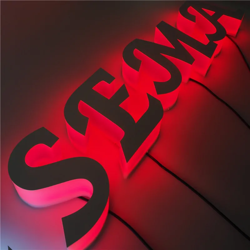 Customizable Back Luminous Characters Billboard Factory Direct Sales Luminous Words