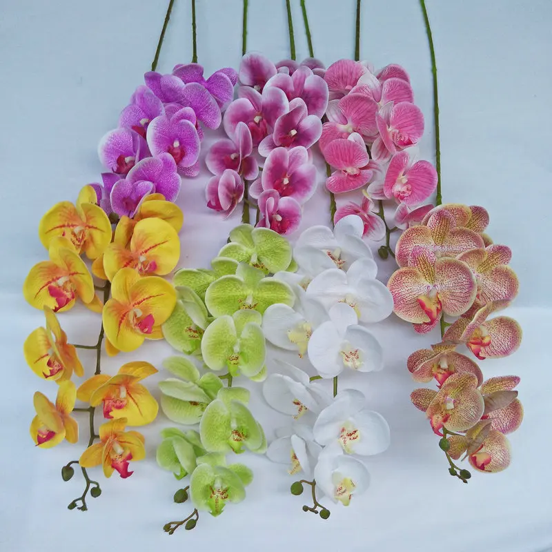 Artificial Decorative Butterfly Orchids Centerpiece Phalaenopsis Flower Wedding Decoration