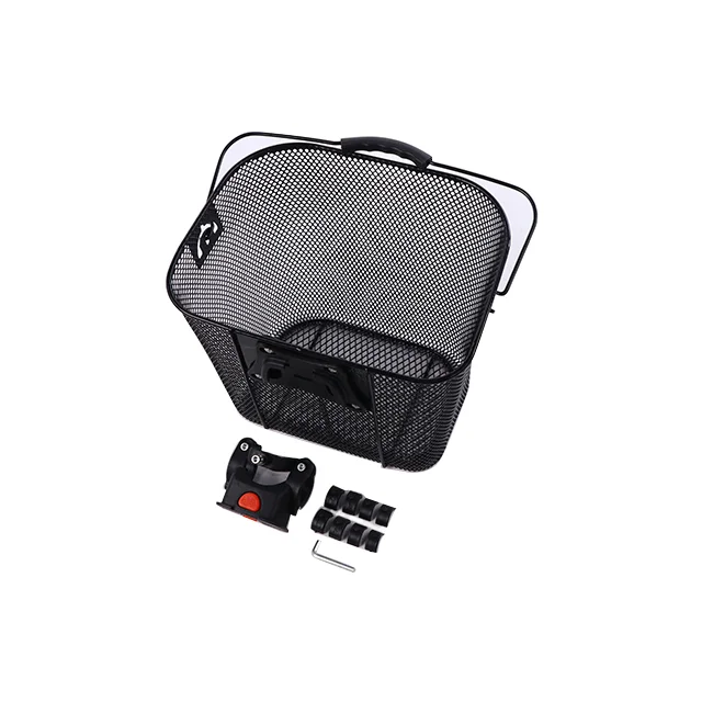 2024 NT brand new steel bicycle basket bicycle front basket metal handlebar back basket with high quality