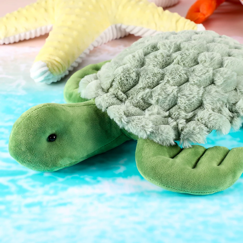 Juguetes Montessori Weighted Plush Cute Turtle Stuffed Animals Soft Turtle Plush Sea Gravity Doll Toy Plushies Pillow Gifts for
