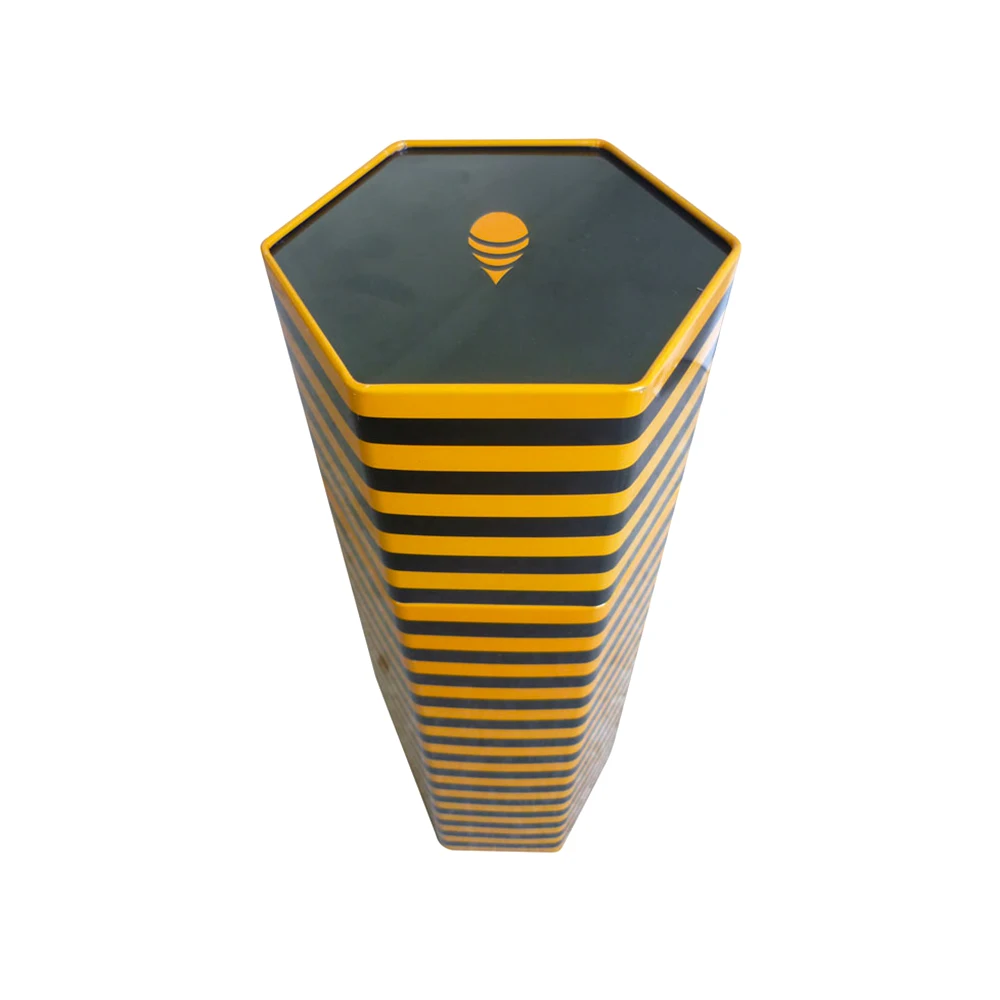 Round shape Wine Gift Box Metal Packaging Wine Bottle Box For Tin Packaging