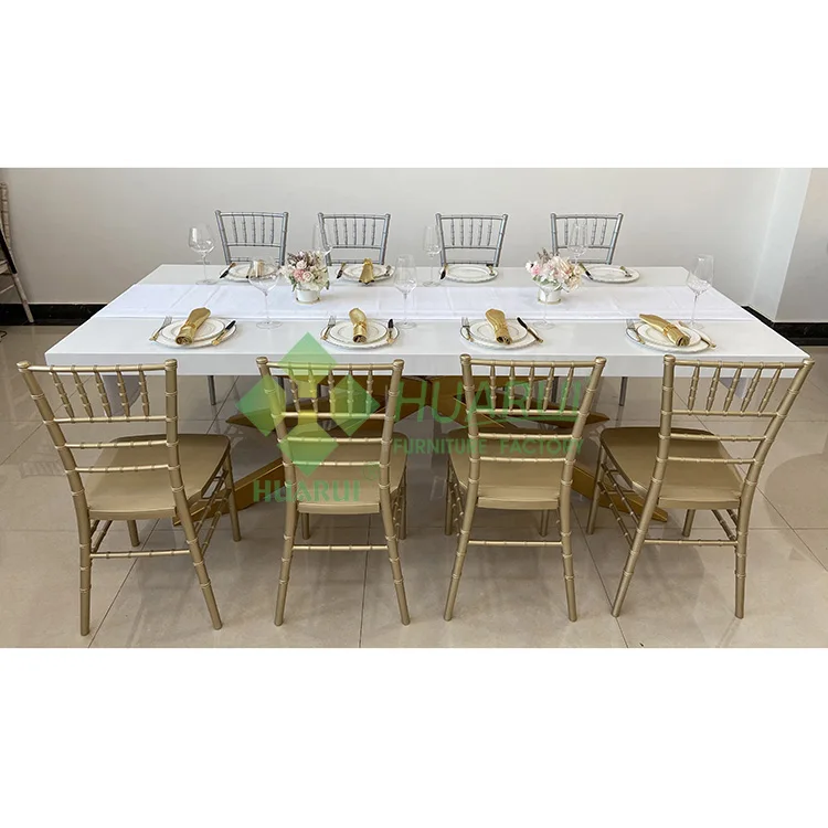 White Color Wood Wedding Chiavari Chair