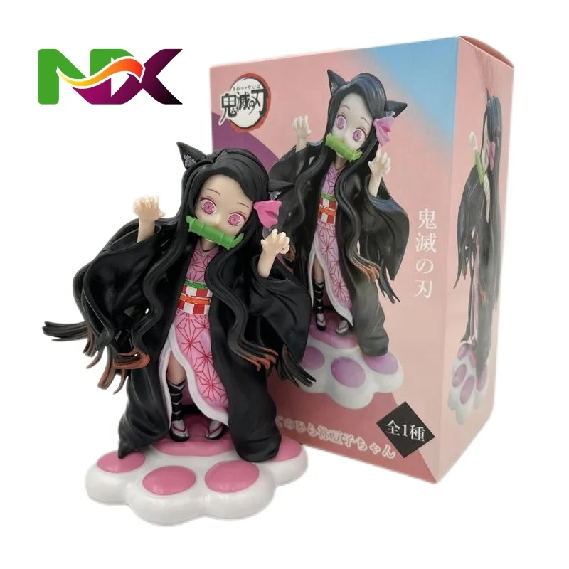 Demoned Slayer Kimetsu no Yaiba Kamado Nezuko Anime Girl Figure Collect Factory Wholesale 15cm action figures figurine