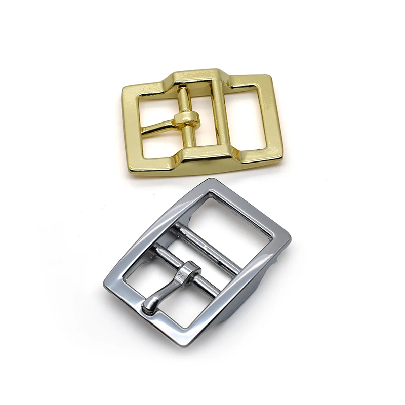 20mm 25mm Adjustable Slide Buckles Custom Dog Belt Buckle Accessories Double Bar Metal Pin Belt Buckle for Dog Collar