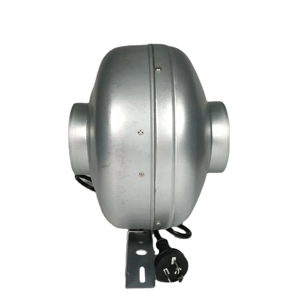 125mm Solar Power Hydroponic Grow Room Ventilation Duct Fan Centrifugal Fan Plant DC Exteror Motor