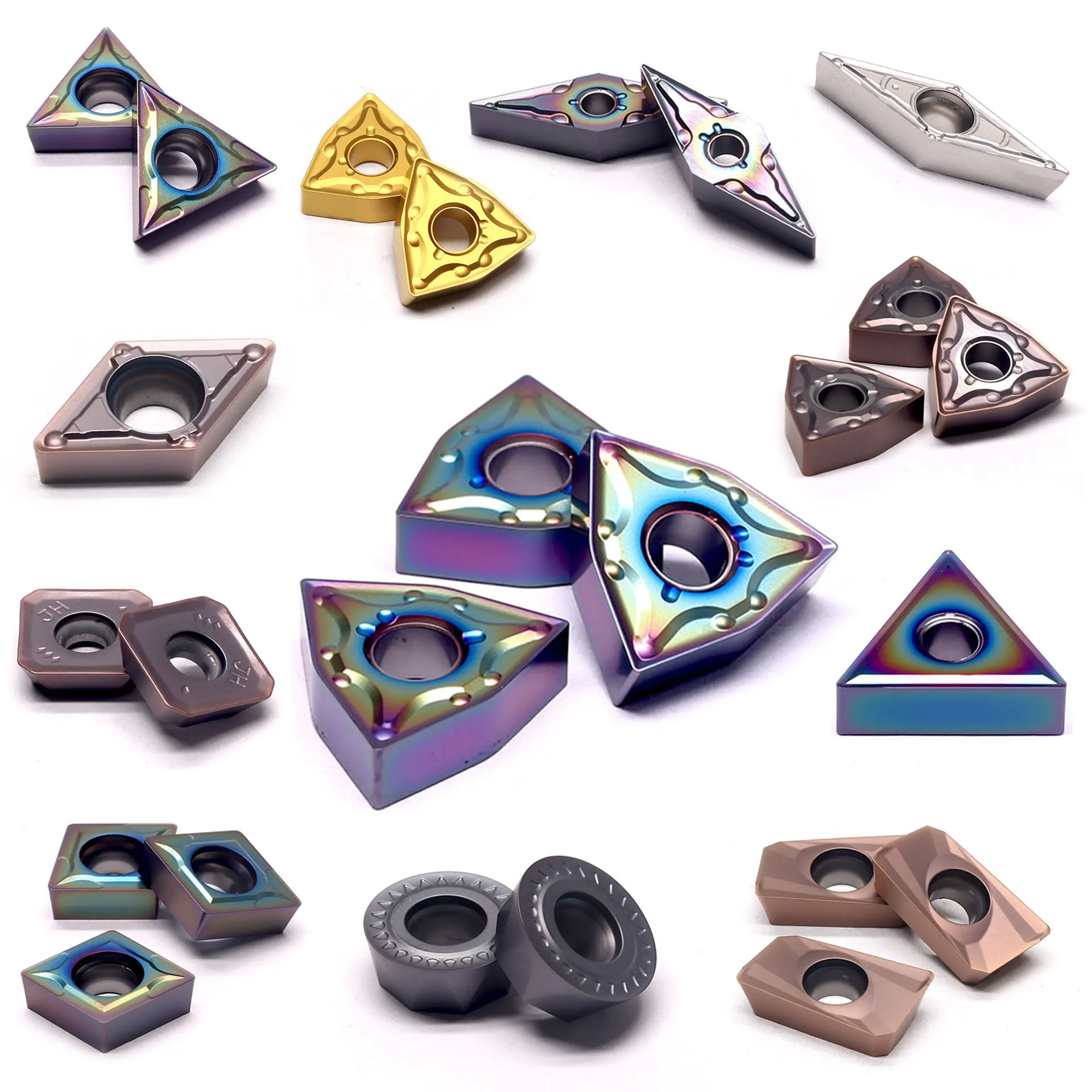 DL China Manufactured CNC Cutting & Milling Triangle Tungsten Carbide Insert for Lathe Turning Tool Machining Alloy Hardness