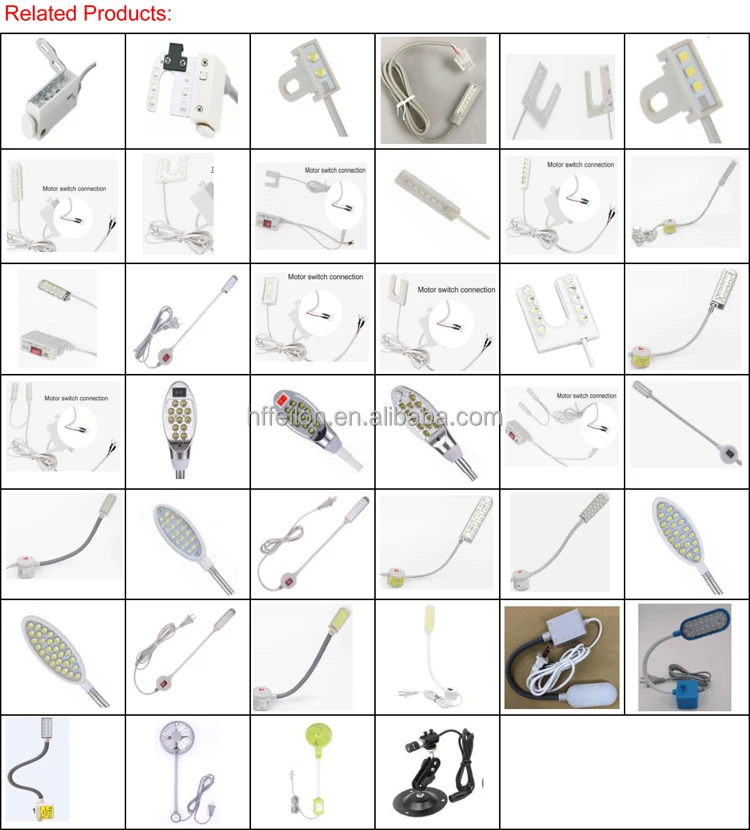 12 led industrial light led  bulb for protection sewing machine eu