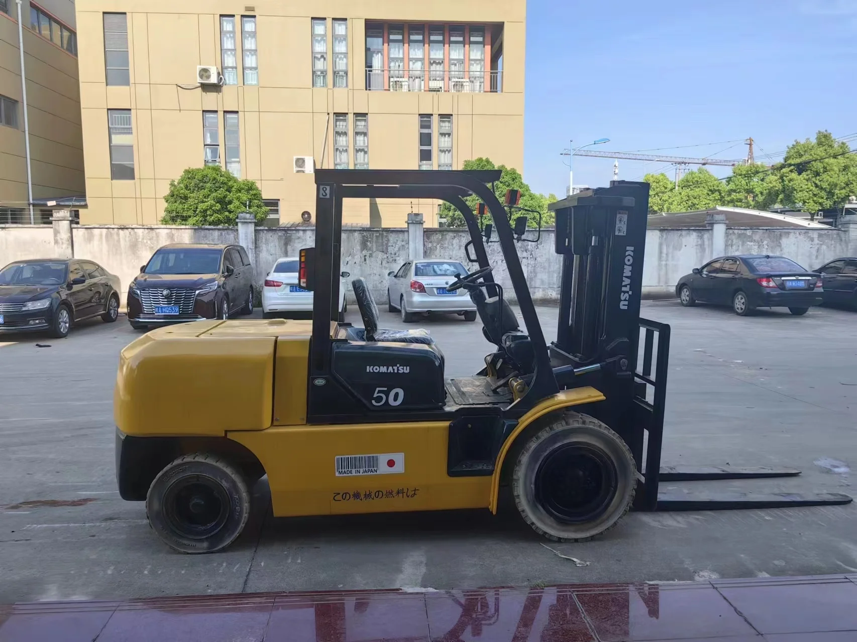 Used Japan forklift secondhand Multifunction excavator  toyota Japan forklift parts  for sale