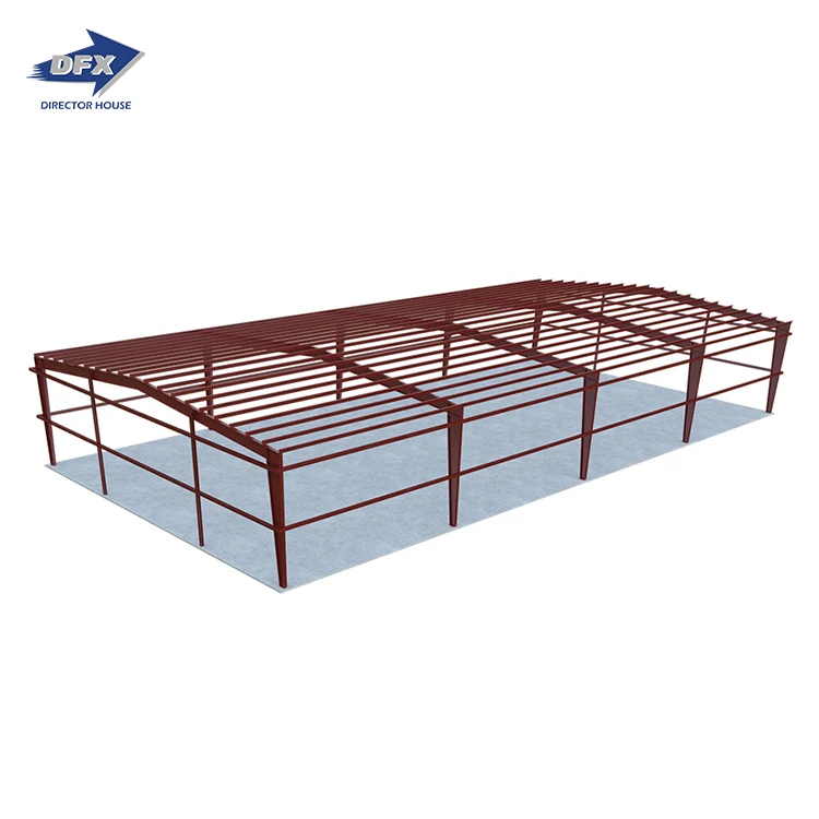 Steel Frame Truss Roof Warehouse Shed Steel Structure Storage Building Construction