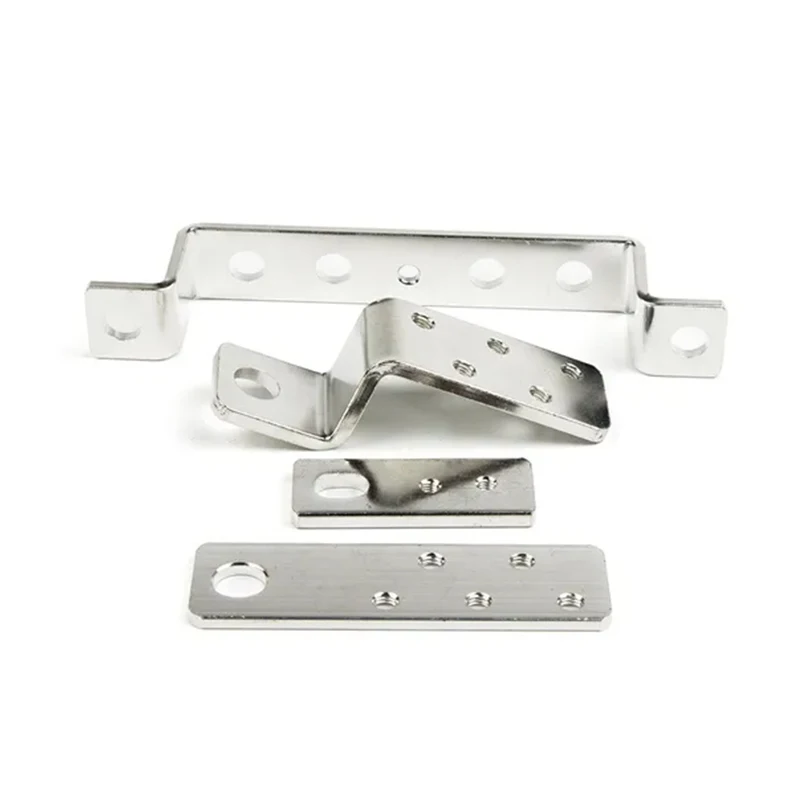 Custom Tinned Battery Terminal Busbar Nickel Plated Copper Lithium Battery Terminal Bus Bars For Battery Terminal Connector