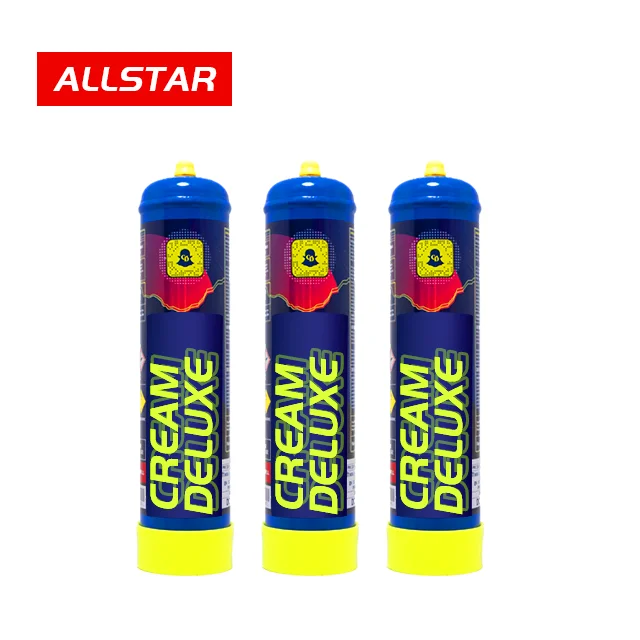 Hot Sale 580g 615g 640g Food Grade Cream Whipper Canister Gas Cylinder For Dessert