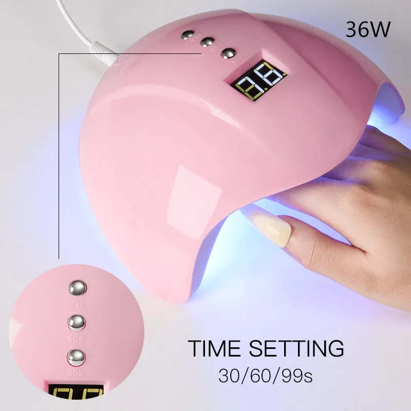 12 colors UV Gel Polish Starter Kit Professional Nail Gel Set Kit with 36w UV Lamp Manicure Nail Tools