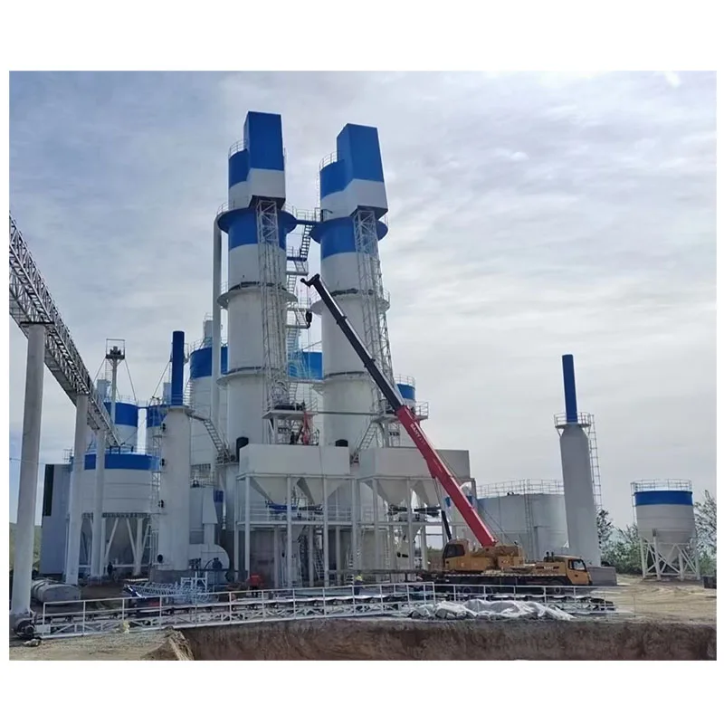 Vertical Kiln Active Lime CaO Burning Plant Hydrated Lime CaOH2 Processing Line