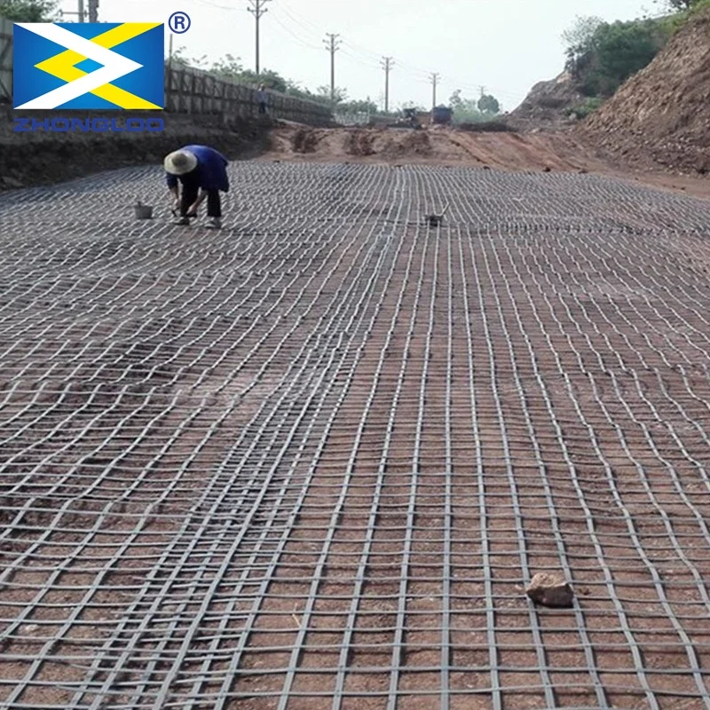 Factory direct reinforcement of roadbed reinforced geogrid prices