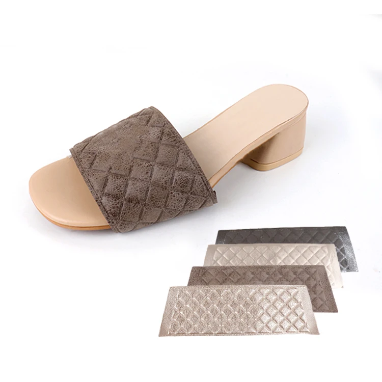 High Quality Women Pu Material Upper for slippers Sandals