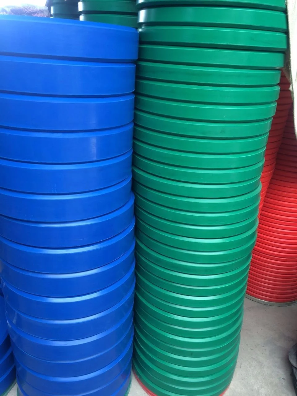 
Colorful Natural Rubber Weight Plates over 7000 Dropping Times Bumper Plates 