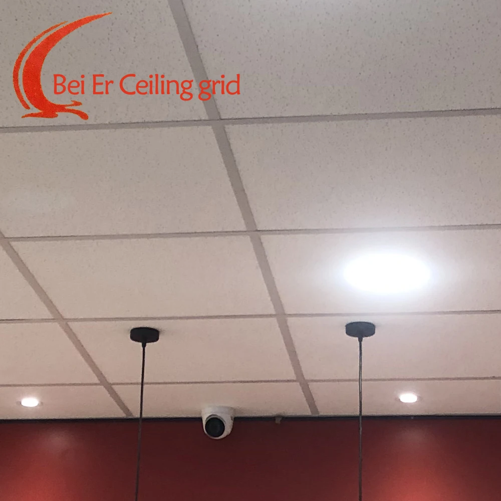 Stainless Steel Suspended Ceiling System Fut T Grids Metal Grid Ceiling