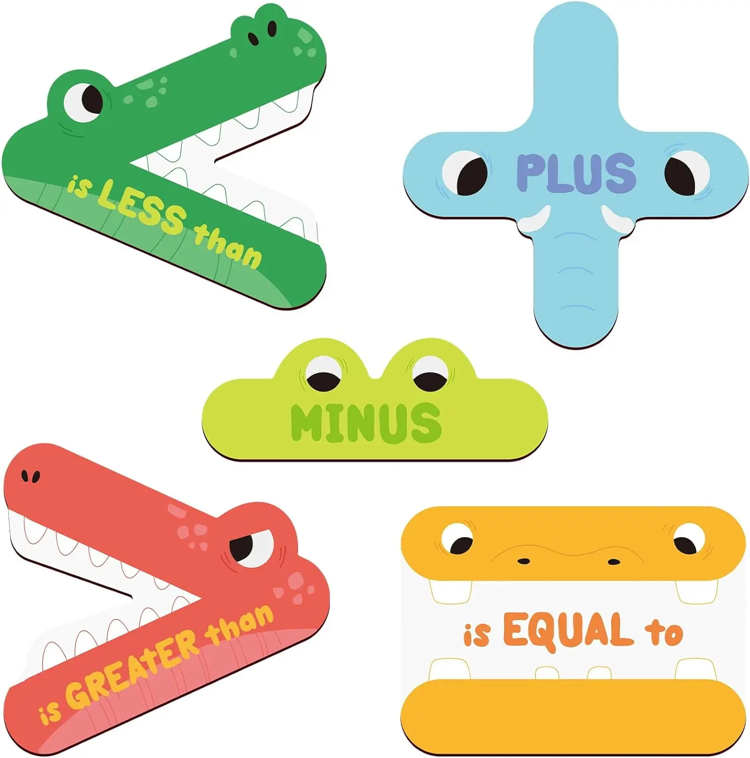 Math Sign Magnetic Teacher Tools Educational Math Symbols Greater Than and Less Than Math Magnets for Teacher School Classroom