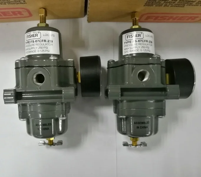 STock Instrument Supply Regulators FISHERR 67C Series 67CFR-239 67CFR-226 67CFR-108with the range of 0-160 psi