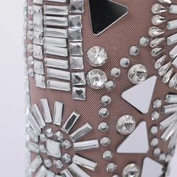 Женский модный клубный комбинезон, сетчатый сексуальный женский костюм, блестящий кристалл, бриллиантовый эластичный боди, костюм для вечеринки