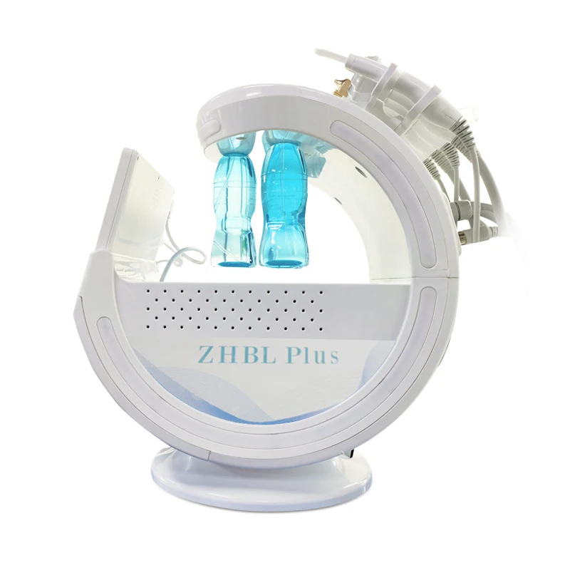 Smart ice blue hydra microdermabrasion facial skin care machine hydra dermabrasion beauty machine with skin analysis