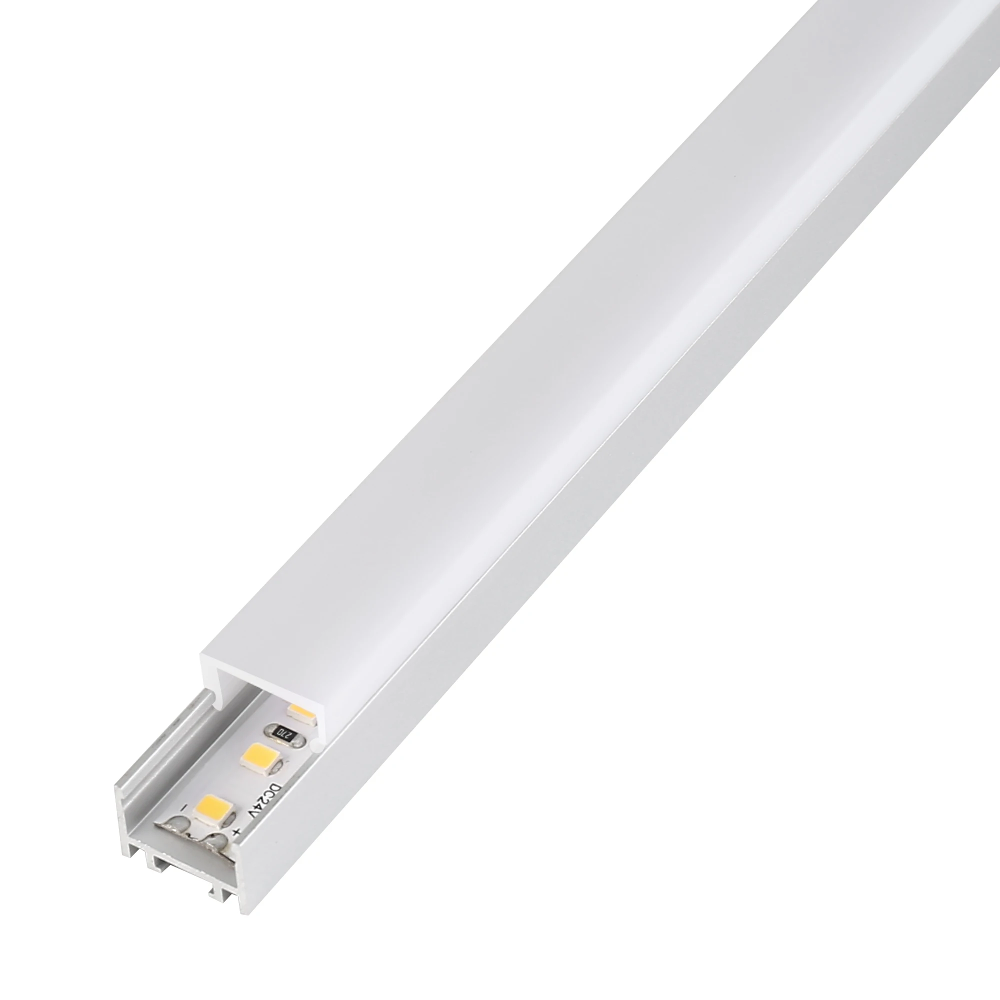 Светодиодные магниты встраиваемый Магнитный рельс алюминиевый безрежущий профиль для системы трекового освещения