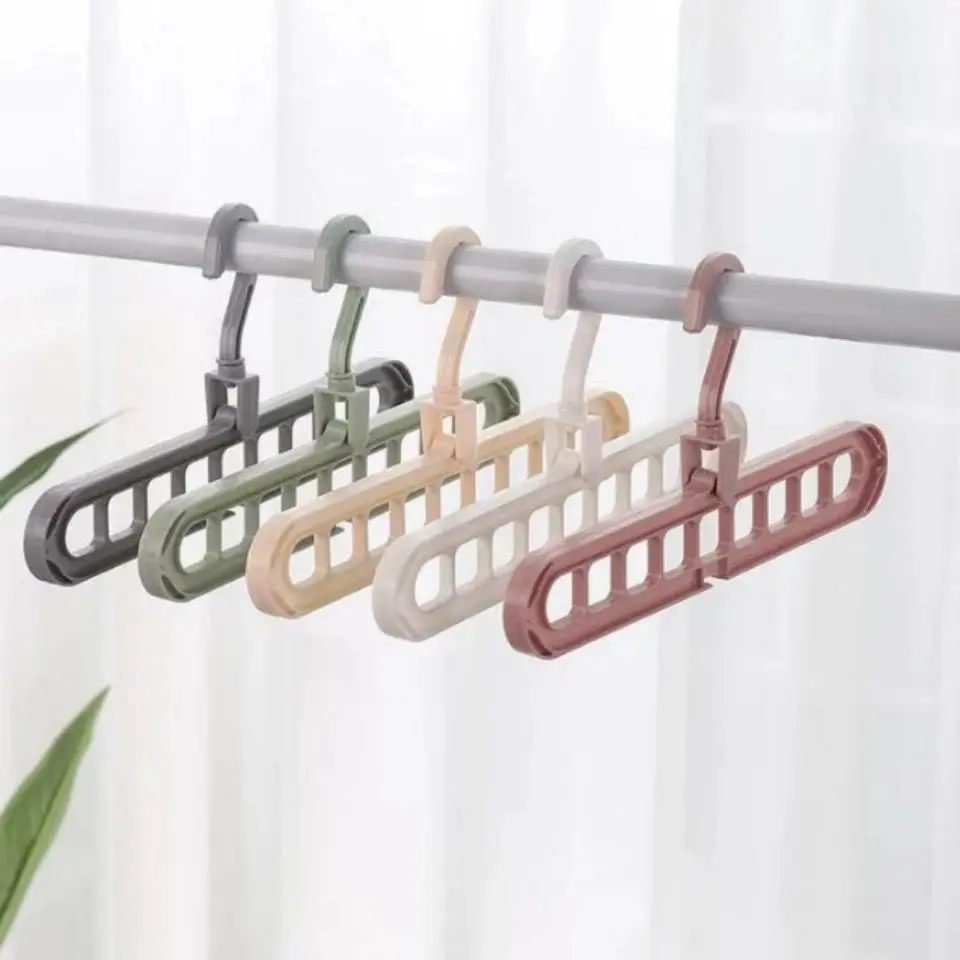 Magic Multi-port Support hangers for Clothes Drying Rack Multifunction Plastic Clothes rack drying hanger Storage Hangers