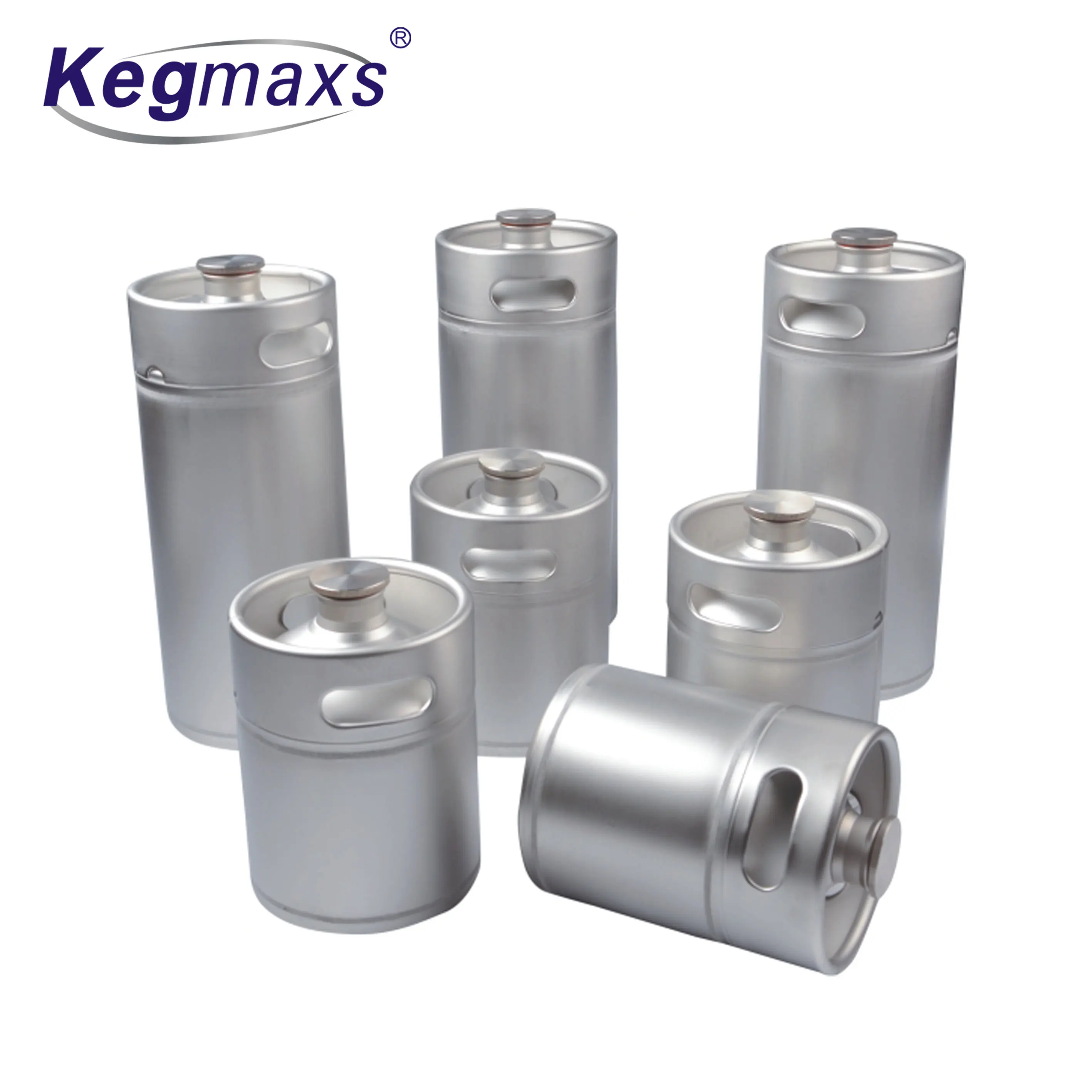 Kegmaxs Beer Growler 5L Mini Beer Keg Stainless Steel Bottle Cornelius for Beer Coffee Liquid Corny Keg Ball Lock Keg Drip Tray