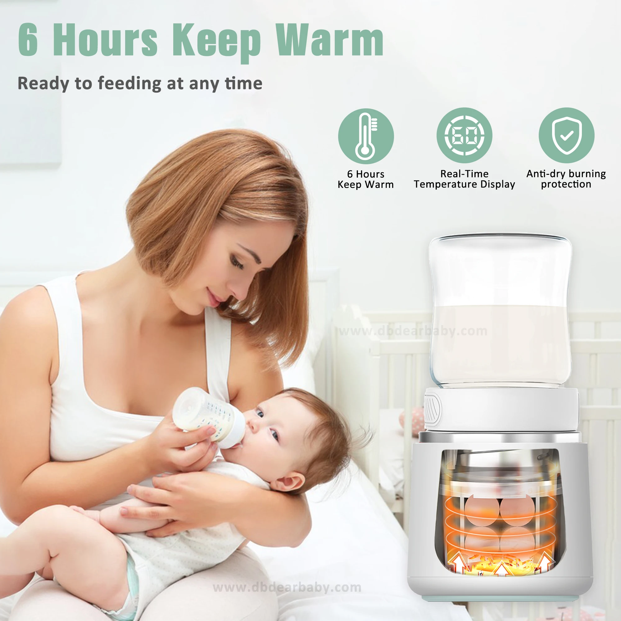 Wholesale Travel Bottle Warmer Portable Fast Heating Thermostat Milk Baby N4 Bottle Warmer
