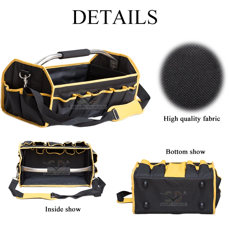 Mobilizable custom tool bag electrician Heavy Duty garden work tool bag pvc tool bags