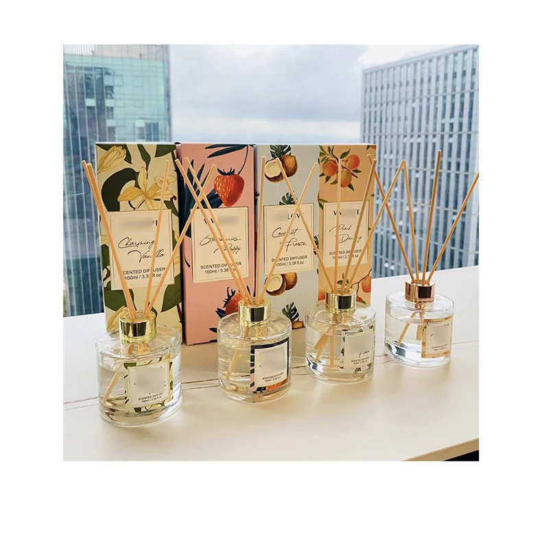 Fire Free Aromatherapy set Fruit Flavor one bottle delivery stick can be customized fragrance logo