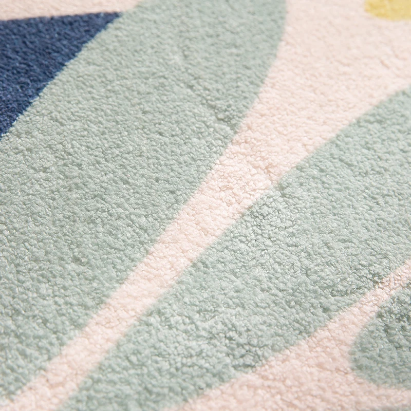 Custom Modern Plush Wholesale Direct Factory Price flocking Rug cheap carpet