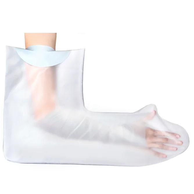 CE MDR Certified Watertight Seal Full Arm Cast Protector For Wounded Arm Elbow Finger Wrist To Protect Bandage Cast From Water