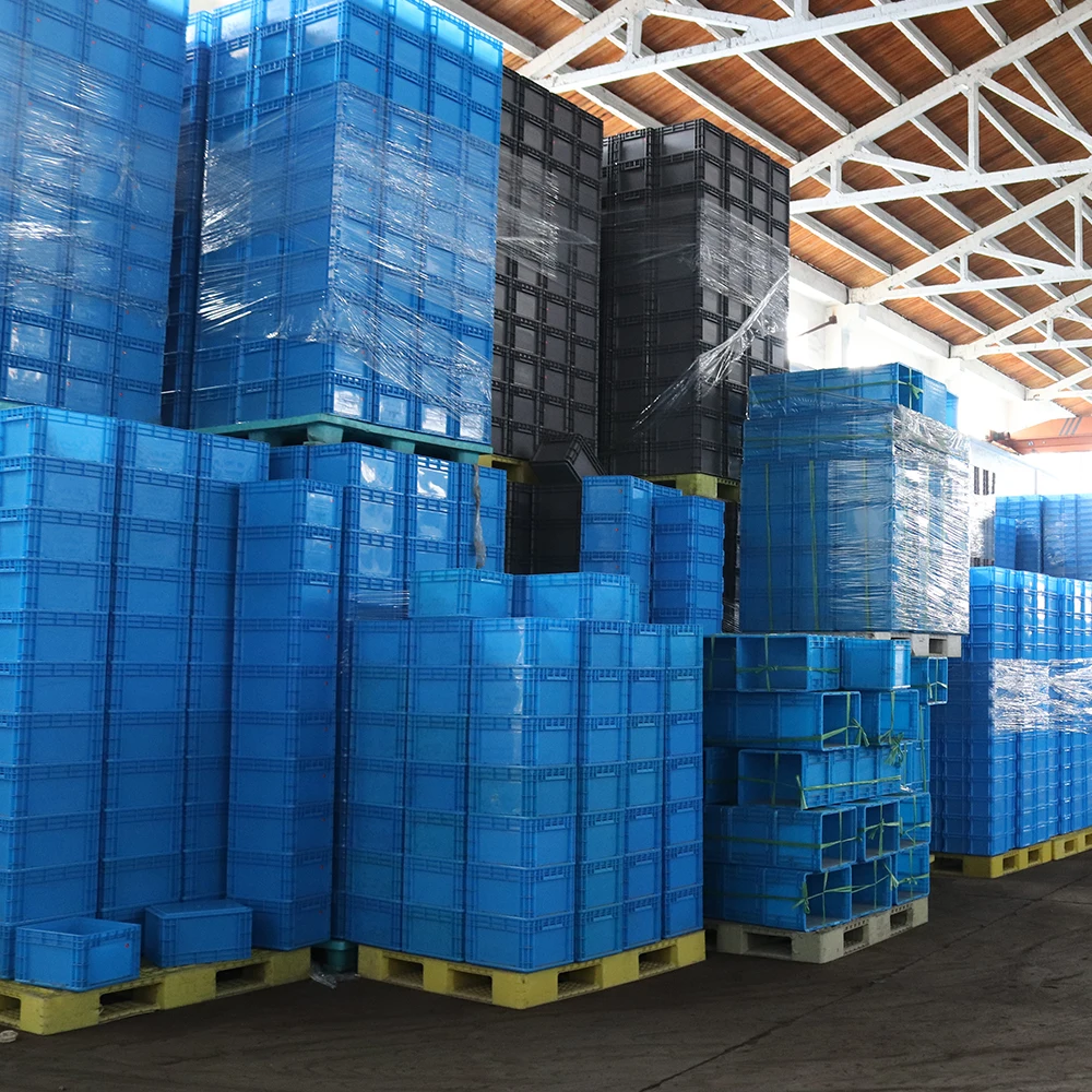 Linhui Eco-Friendly Manufacturer PP Storage Crates Plastic Turnover Box Basket