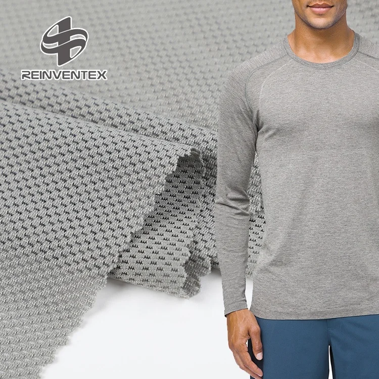 
1073 Customized soft lightweight knit breathable activewear lining solids nylon spandex mesh fabric for sportswear 