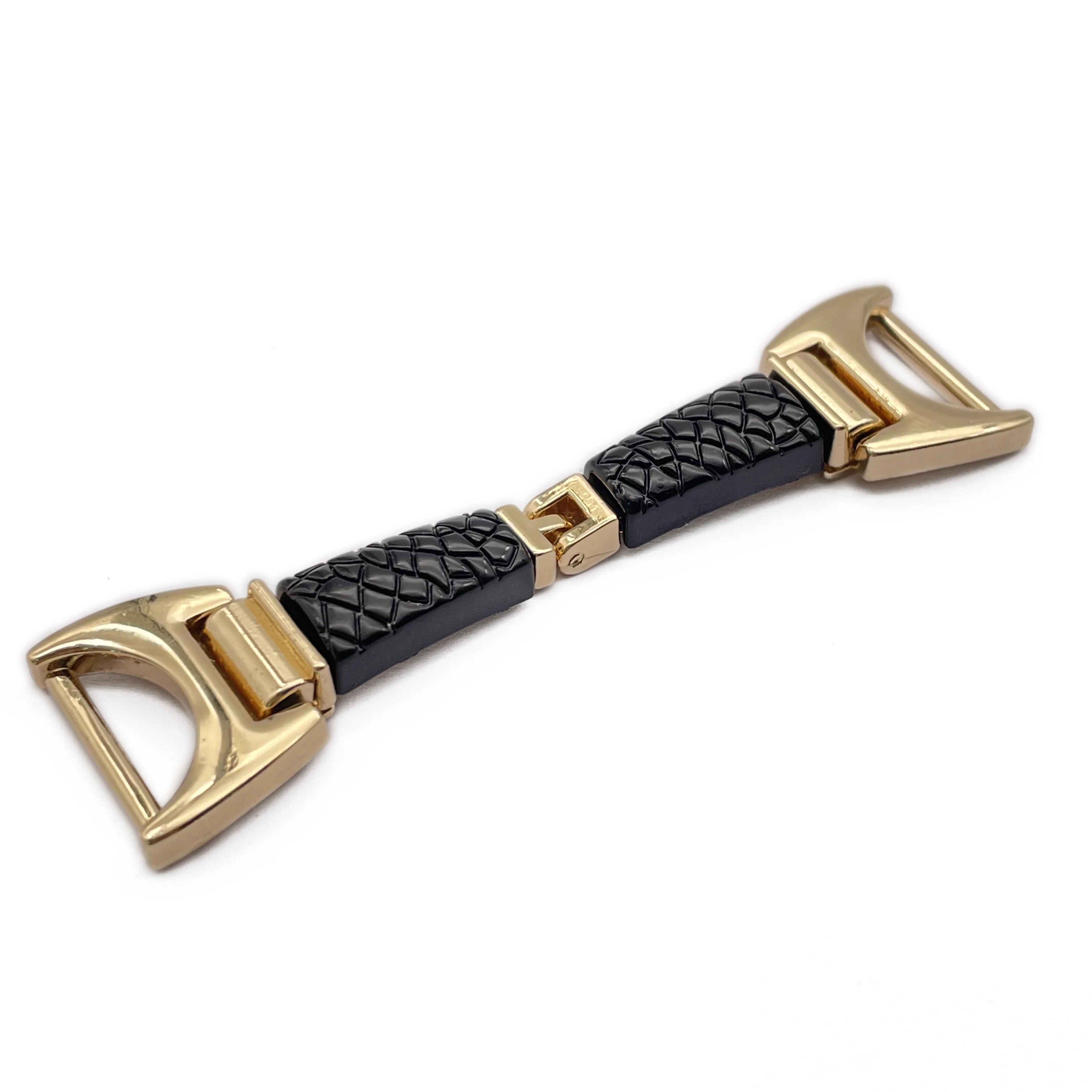 High Quality Wholesale Metal Leather Shoe Chain Buckle Zinc Alloy Shoe Buckle