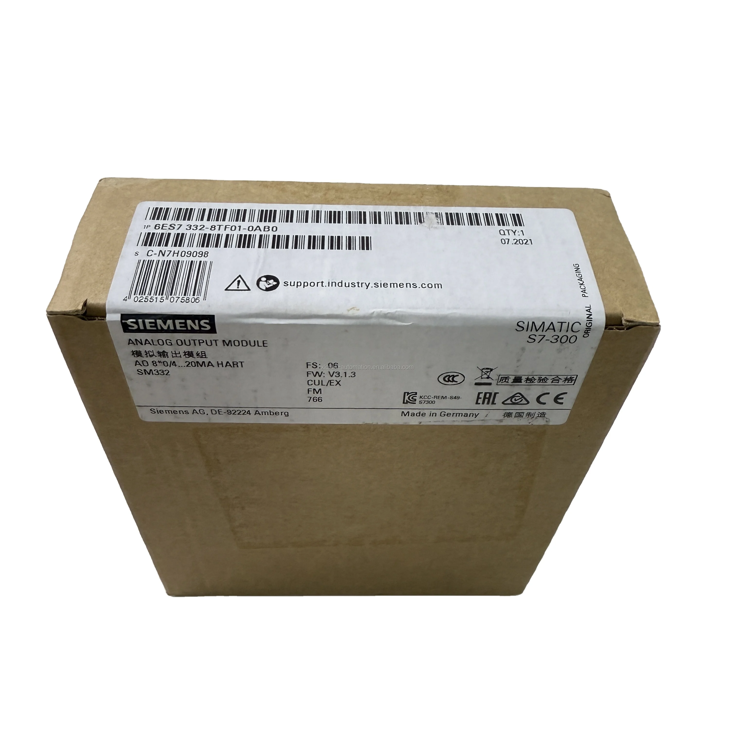 Siemens S7-400 PLC good price Central processing unit Module 6ES7416-2XP07-0AB0 SIMATIC S7 400 CPU 416F-2