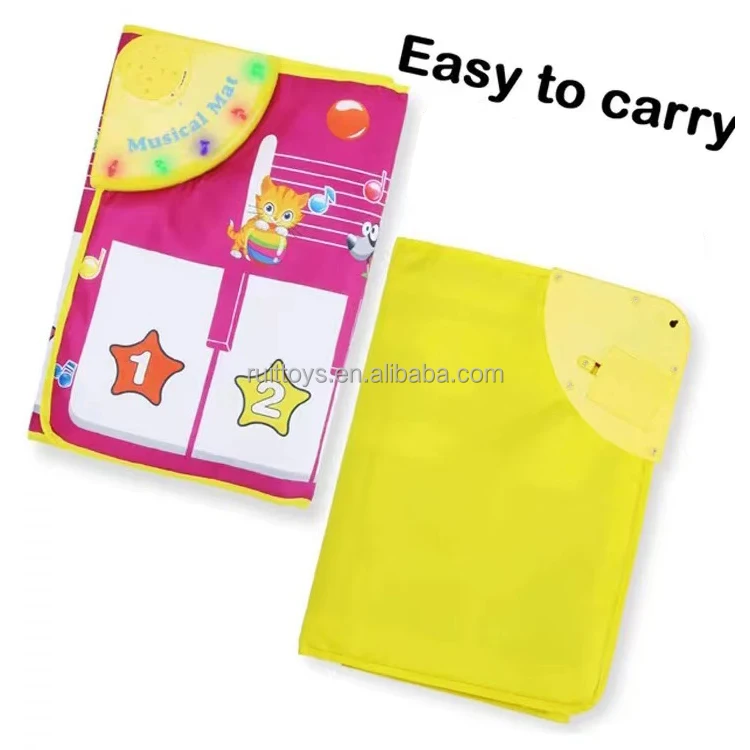 Kids Toddlers Piano Playmat Touch Play Game Toy Musical Rubber Baby Play Dance Mats For Sale