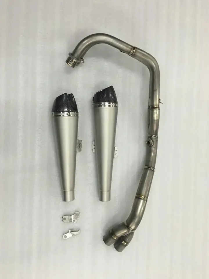 middle small hexagonal shape universal muffler silencer for the scooter motorcycle