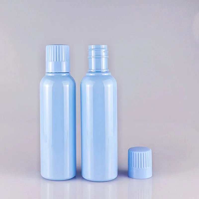 Good Quality 200ml 300ml 500ml Red Black PET Bottles Plastic Mouthwash Squeeze Bottle with New Design