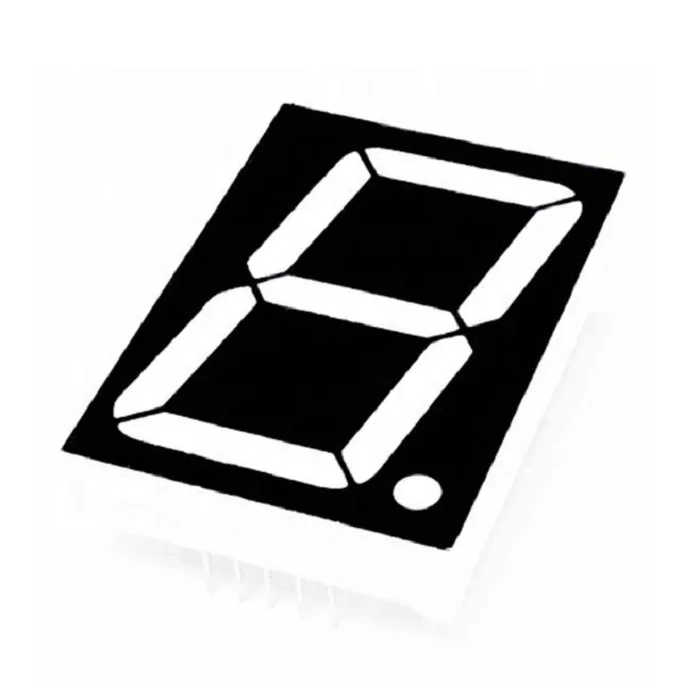 1.8 inch Super Red common anode Single digit 7 segment numeric display for gas station price sign