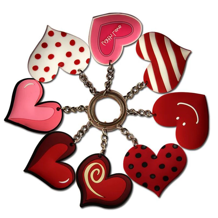 2022 Souvenirs Cheap Personalized 3d Dubai Custom Rubber Keychain