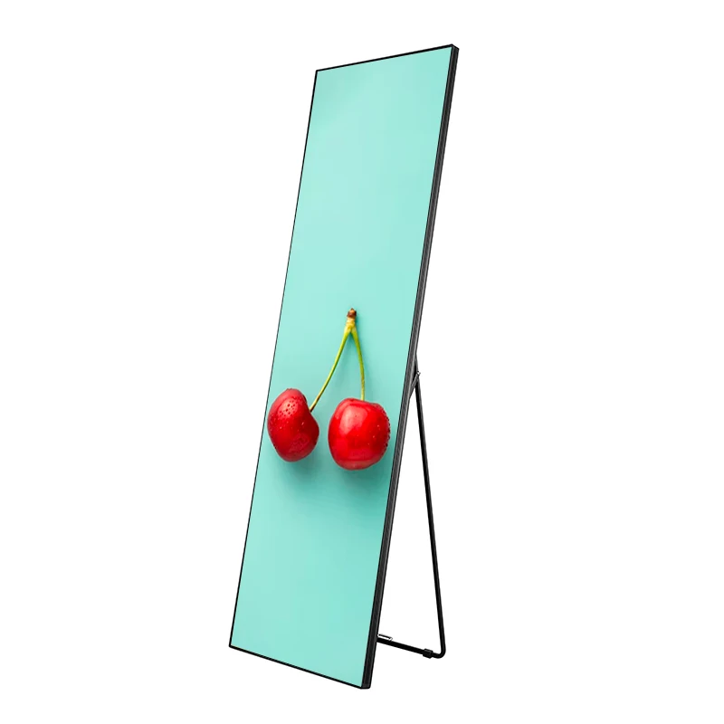 Outdoor Advertising Display Standing LED Poster P2.5 Full Color CE ROHS FCC 6500cd/sqm 640x1600